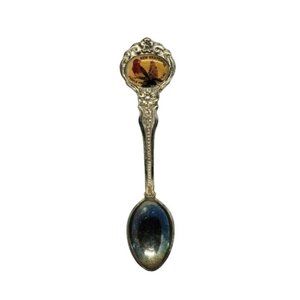 New Hampshire Purple Finch And Lilac Perfection Celest Holland Mini Silver Spoon